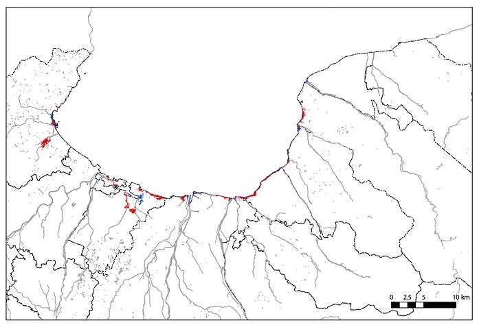Predicted Tsunami Flooding Map